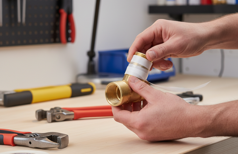 استفاده از نوار PTFE برای مهر و موم لوله فلزی