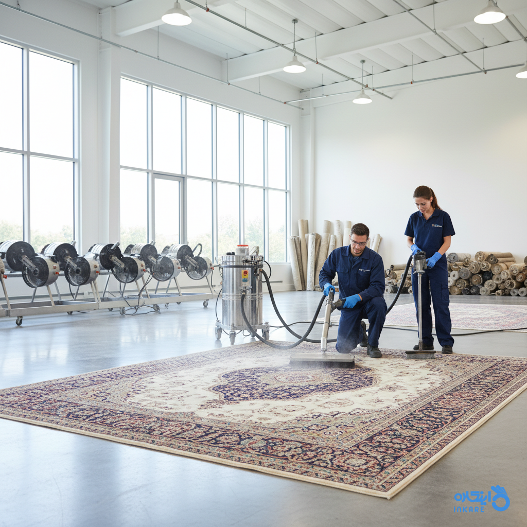 قالیشویی تخصصی پاک کردن لکههای سخت خون از فرش